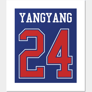 Yangyang's hockey jersey - 90's love (NCT) Posters and Art